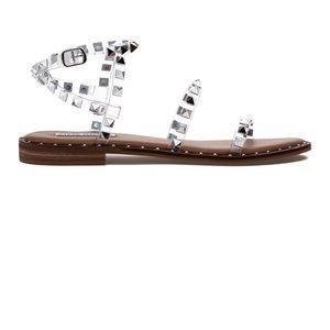 Steve Madden TRAVEL SANDAL CLEAR 8